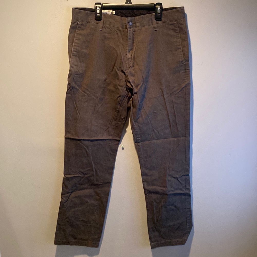 Mens Volcom chinos gray size 32